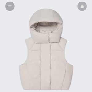 KHY PUFFER VEST STONE SMALL (NEVER WORN)